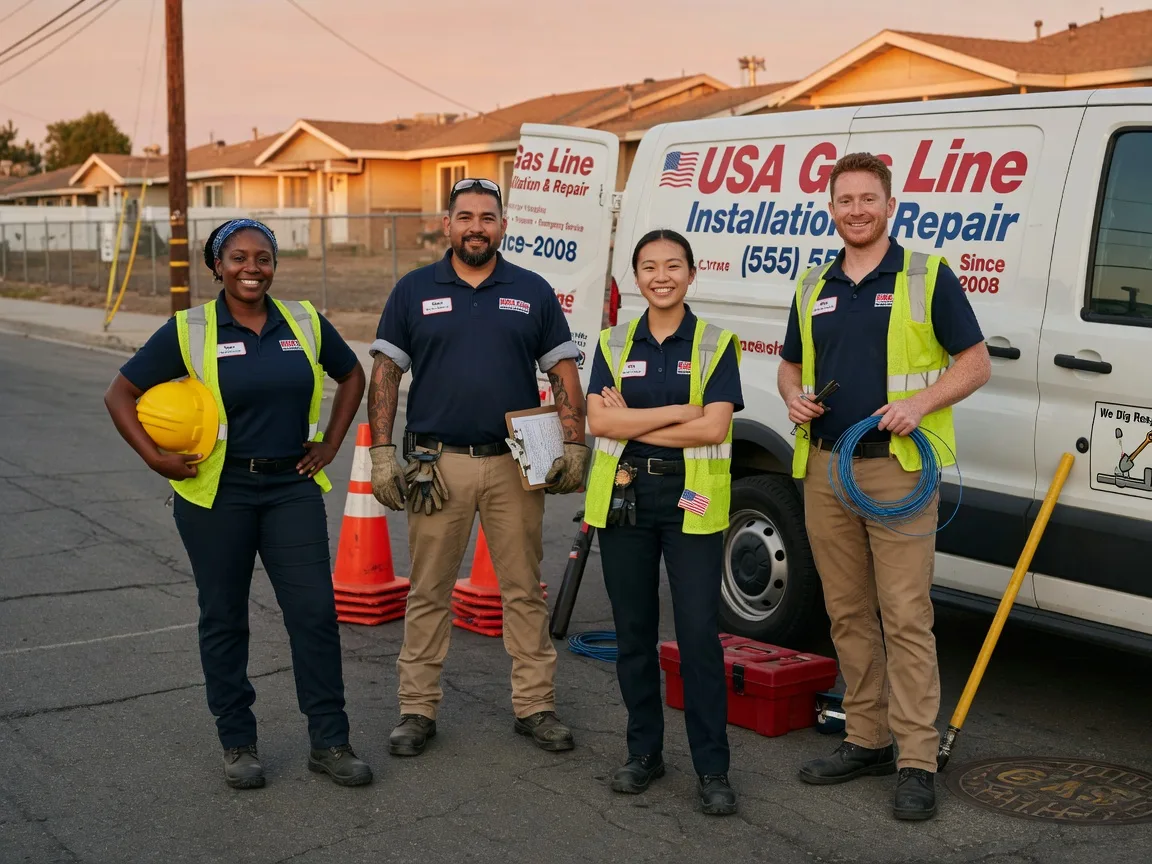Gas Line Installation company in Red Hill, PA